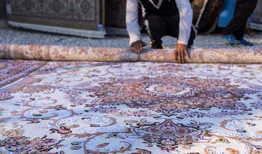 روش اصولی لول کردن قالی در قالیشویی حکیمیه